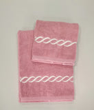 Set asciugamani 1+1 in spugna "Treccia" - Dea Italy