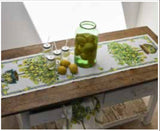 Runner 100% Lino “Limonaia” - Tessitura Toscana Telerie