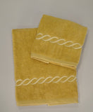 Set asciugamani 1+1 in spugna "Treccia" - Dea Italy