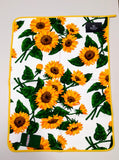 Strofinaccio in spugna "Girasoli" - Bottaro