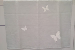 Runner 100% Lino "Farfalle" - Patrizia Nobile