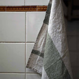 Strofinaccio 100% Lino "Buttero" Verde - Tessitura Toscana Telerie