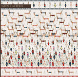 Mezzero 100% Lino "Natale al Polo" - Tessitura Toscana Telerie