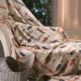 Mezzero 100% Lino "Natale al Polo" - Tessitura Toscana Telerie